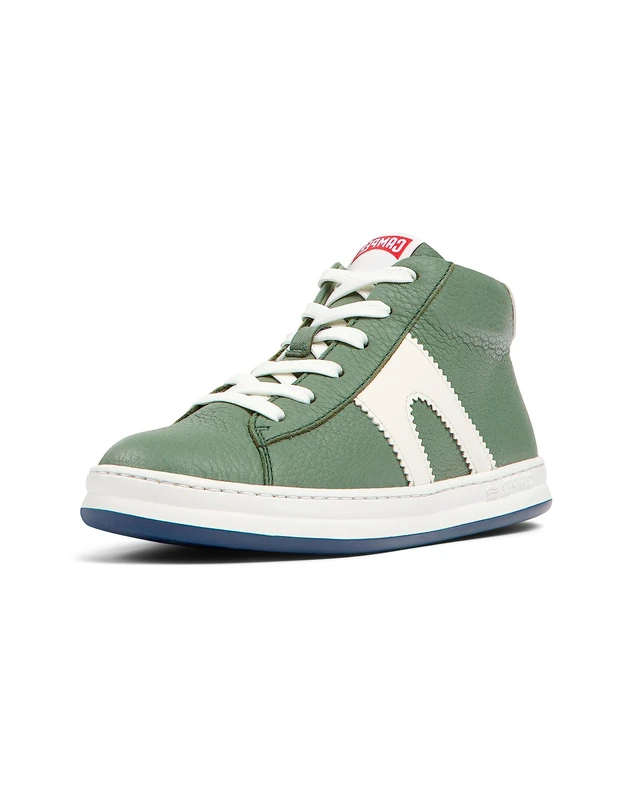 Camper Unisex Children's Runner Four K900349 Trainers, Green 003, 9.5 UK