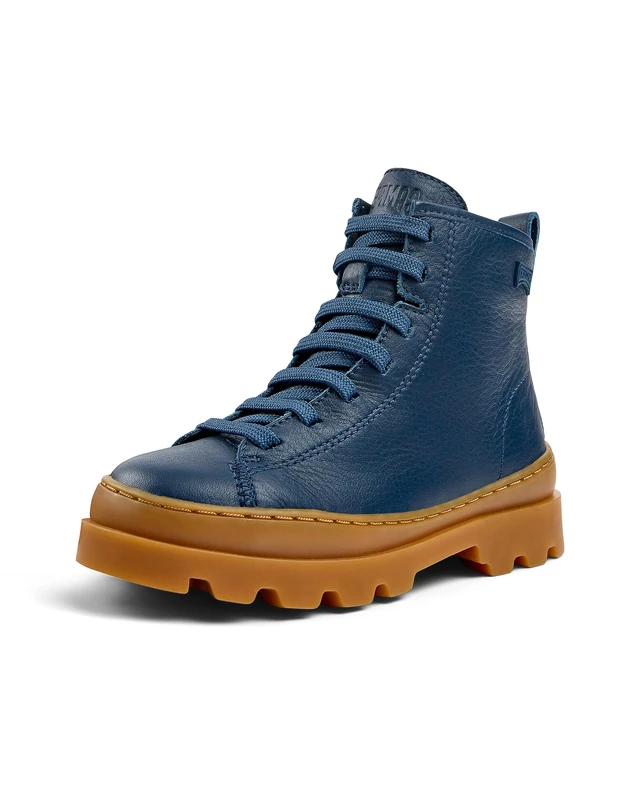 Camper Brutus Kids K900179 Ankle Boot, Dark Blue, 2 UK Child