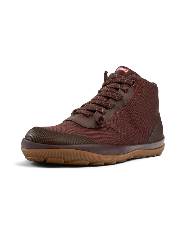 Camper Men's Peu Pista Gm K300472 Basket Bootie, Burgundy 002, 8 UK