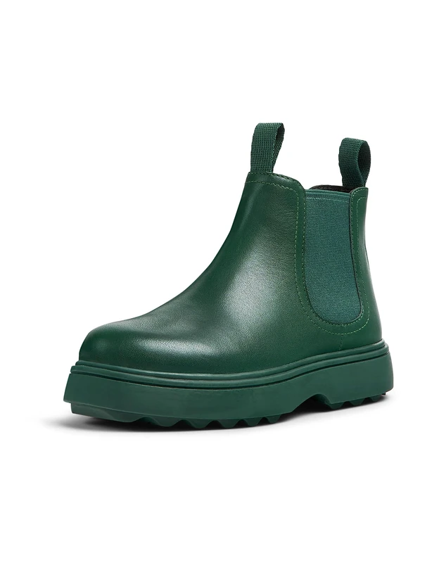 Camper Boys' Norte K900149Chelsea Bootie, Green 015, 1 UK