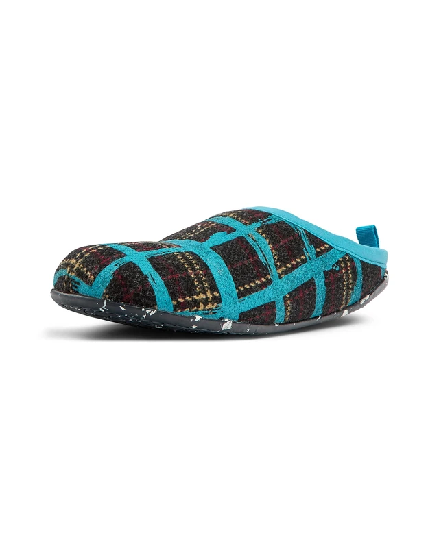 Camper Women's Casual Slipper, Gray - Blue, 3 UK