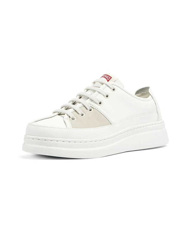 Camper Women's Runner Up K201580 Trainers, White Grey 1, 4 UK