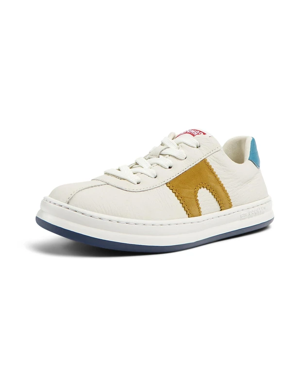 Camper Runner Four Kids K800552 Sneaker, White Natural, 12.5 UK Child