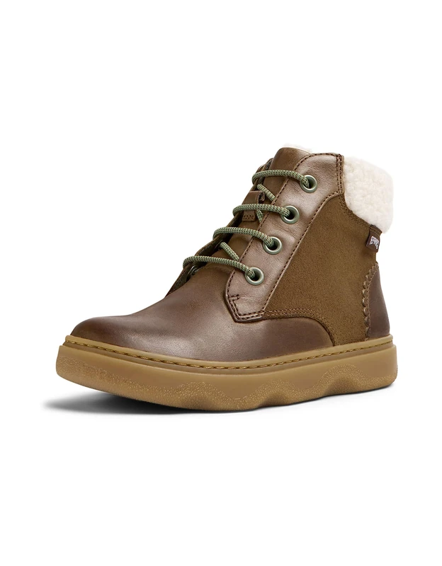 Camper Girls Kiddo K900280 Ankle Boot, Medium Brown 008, 13 UK Child