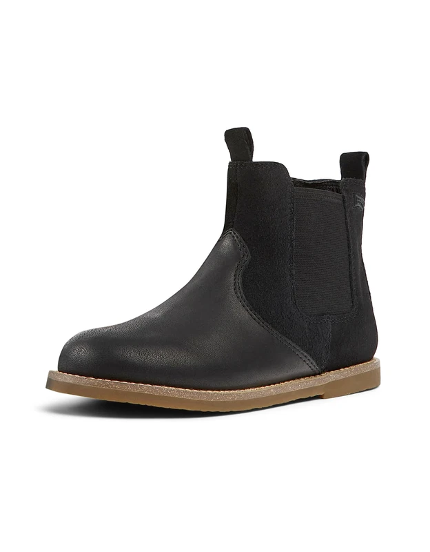 Camper Boy's Girl's Savina Kids K900343 Chelsea Boot, Black, 8.5 UK Child