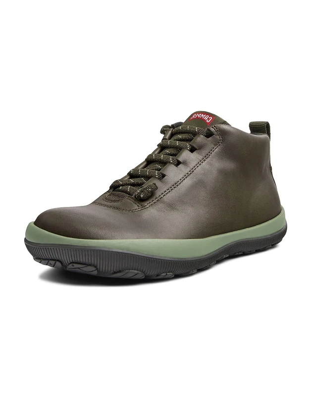 Camper Women's Peu Pista Gm K400481 Ankle Boot, Green 017, 6 UK
