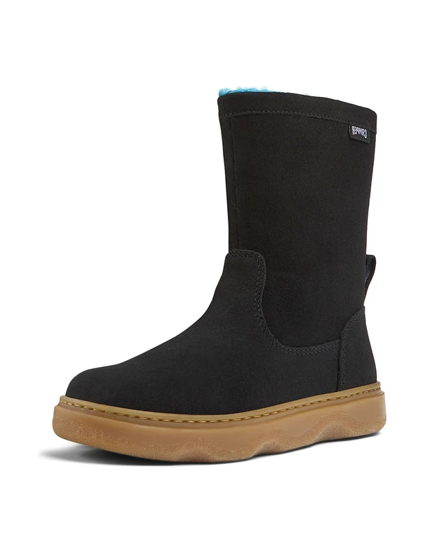 Camper Girls' Kiddo K900332Medium Zip/Medium Elastic, Black 002, 8.5 UK