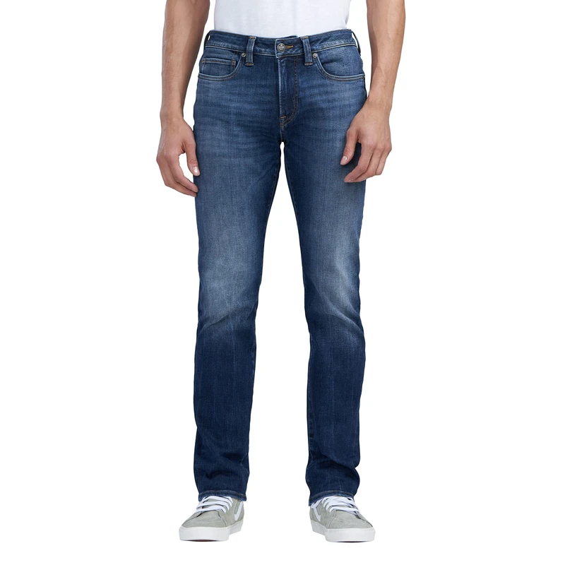Buffalo David Bitton Men's Straight Six Jeans, Veined and Crinkled, 32W / 30L