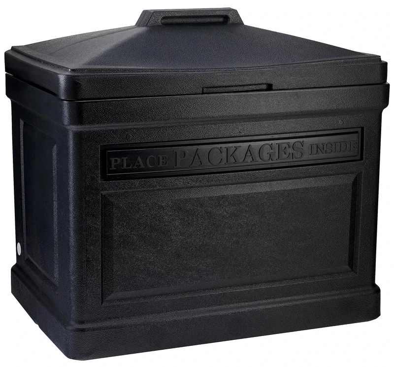 Mighty Tuff MTDB0001 Package Delivery Box, Large, Black