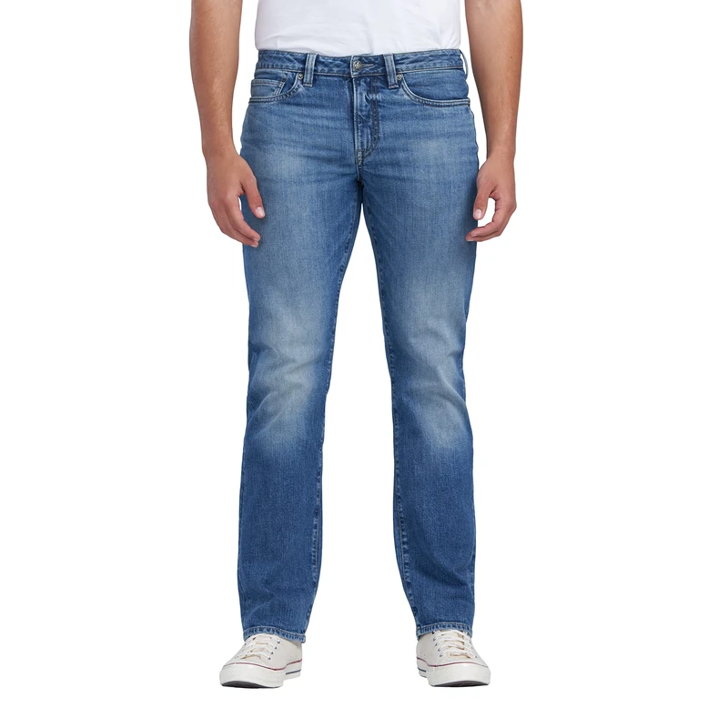 Buffalo David Bitton Men's Driven-x Relaxed Straight Fit Creased Denim Pant Jeans, Crinkled and Sanded, 40W x 30L