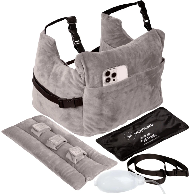 MOYOAMA Post Mastectomy Pillow for Mastectomy Recovery Supplies - Double Mastectomy Pillows Post Op with Mastectomy Seatbelt Pillow for Post Mastectomy Must Haves, Breast Reduction Recovery Supplies - Image 1