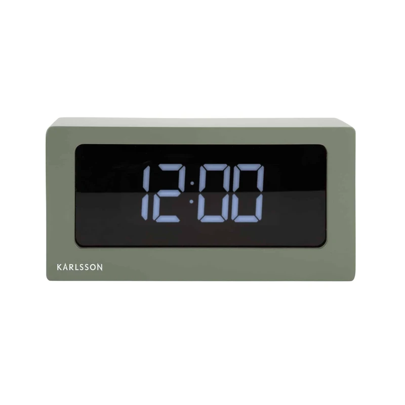 Karlsson Table LED Clock in Box Jungle Green