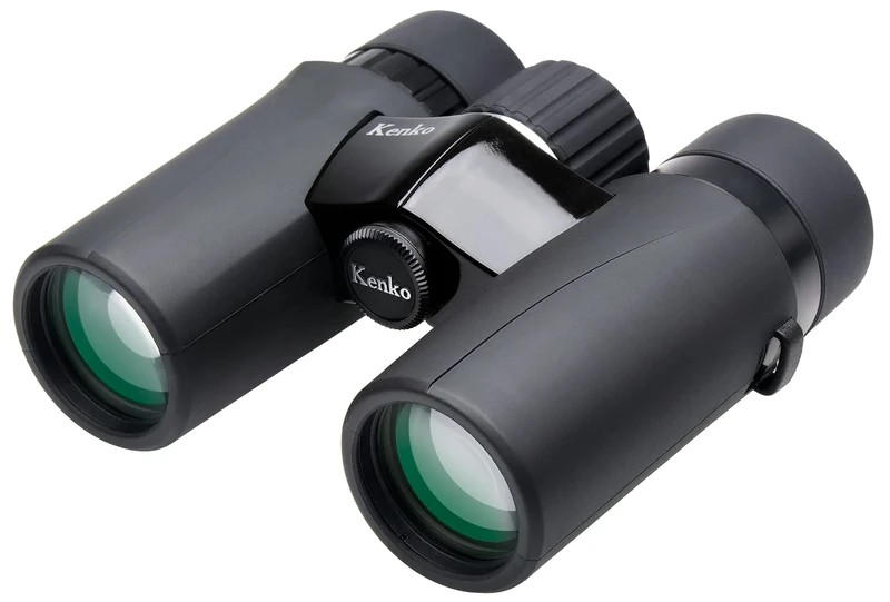 Kenko Compact Binocular Ultraview EX Compact 8x32, Roof Prism, Water Proof IPX7, Lightweight, for Outdoor, Concert, Sports Watching, Black, 406960