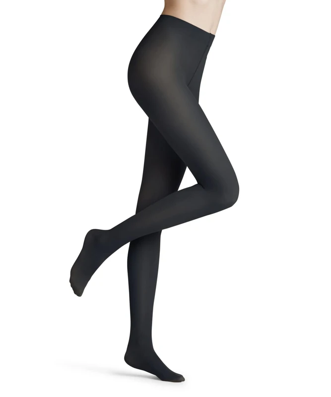FALKE Women's Vitalize 40 DEN W Ti Semi-Opaque With Compression 1 Pair Tights, Grey Graphite 3146, M-L - Image 1