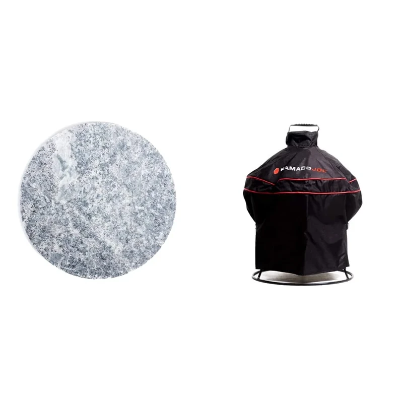 Kamado Joe KJ15090720 Soapstone Cooking Surface Grill Accessory, Compatible Joe Junior Grill & Junior Joe JR. Cover, Black