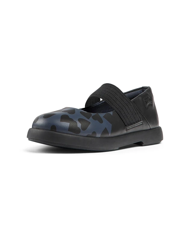 Camper Unisex-Child Right Kids 80025 Ballet Flat, Black, 3 Big Kid