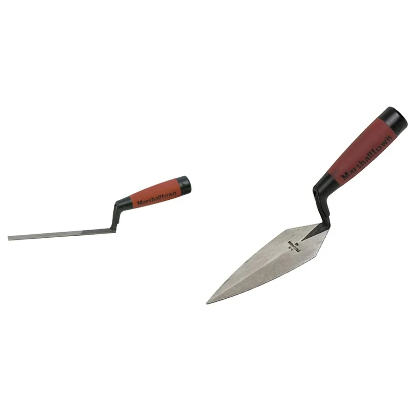 Marshalltown M505d Window Trowel 3/8in Durasoft Handle & Marshall Town 456D Durasoft Pointing Trowel 6In