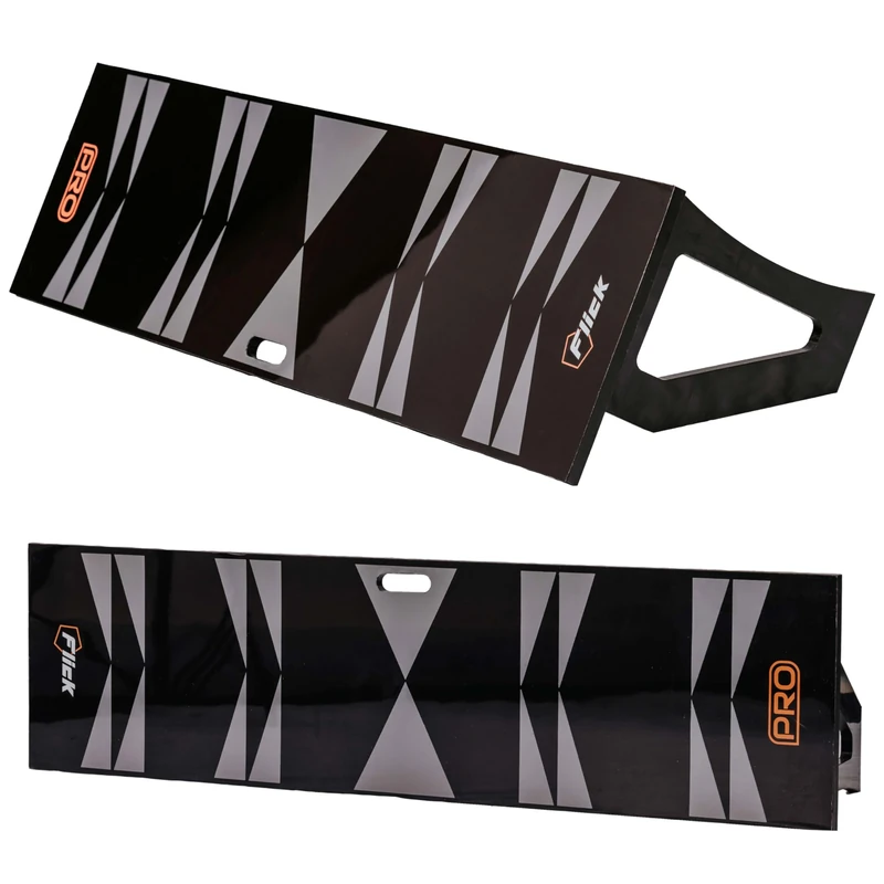 Football Flick Pro Wall Rebounder 150cm Acrylic Rebound Board Dual-Angle Training Equipment for Ground & High Passes