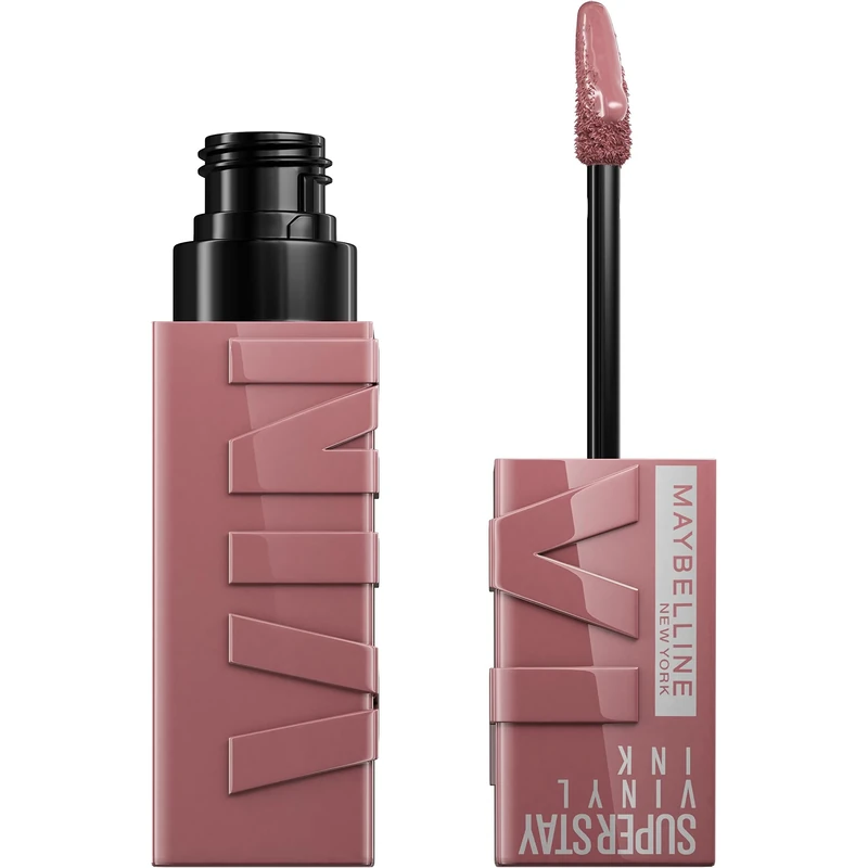 Maybelline New York Super Stay Vinyl Ink Liquid Lip Colour, 16HR Long-Lasting, Ultra-Pigmented, Smudge & Transfer-Proof, High Shine Finish, Vegan Formula for Comfortable Wear, Shade: 110 Awestruck
