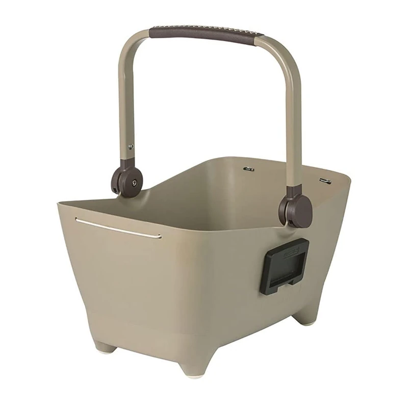 Basil B.V. Unisex - Adult Buddy KF Front Bike Basket - Biscotti Brown, One Size