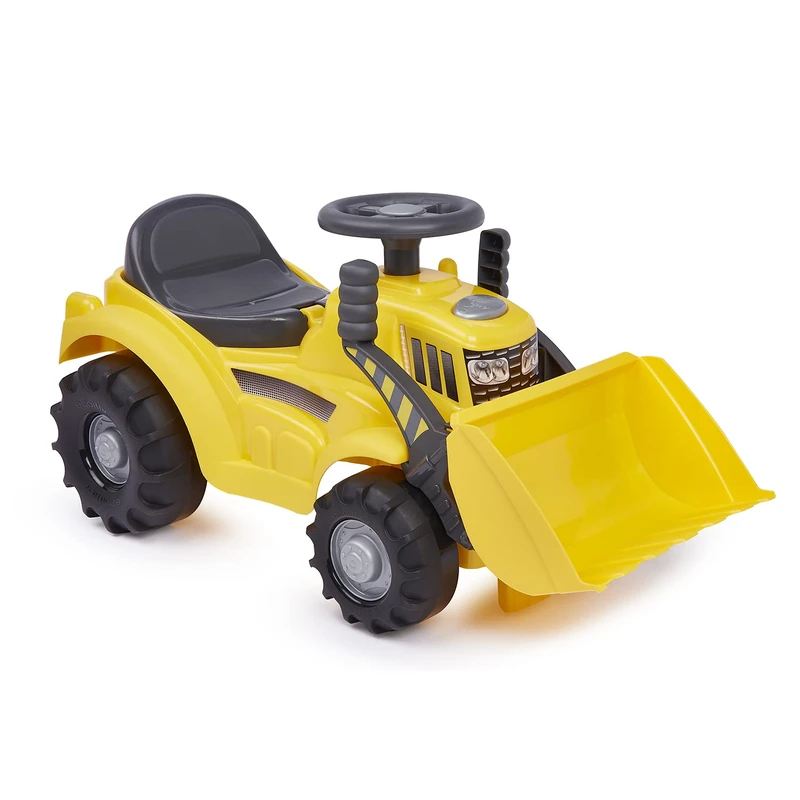 Ecoiffier Tracto Excavator Carrier - Yellow Ride-On Toy