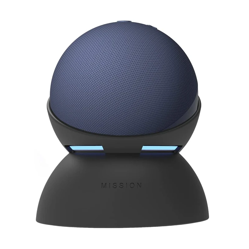Amazon Echo Dot 5th Gen Deep Sea Blue + Battery Base - Portable Black