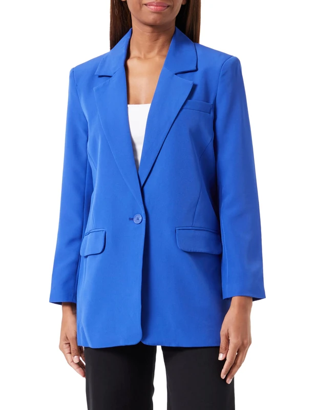 ONLY Women's Onllana-berry L/S Ovs Blazer Tlr Noos, Bluing, 10