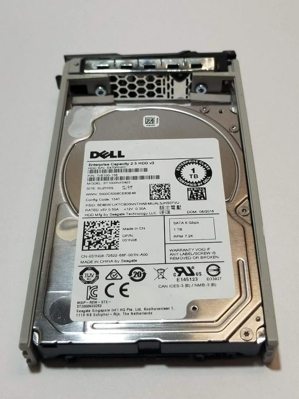 Seagate 1TB HDD 7.2K RPM 2.5" Inch 6Gb/s SATA Hard Disk Drive HDD - ST1000NX0353 (Renewed)