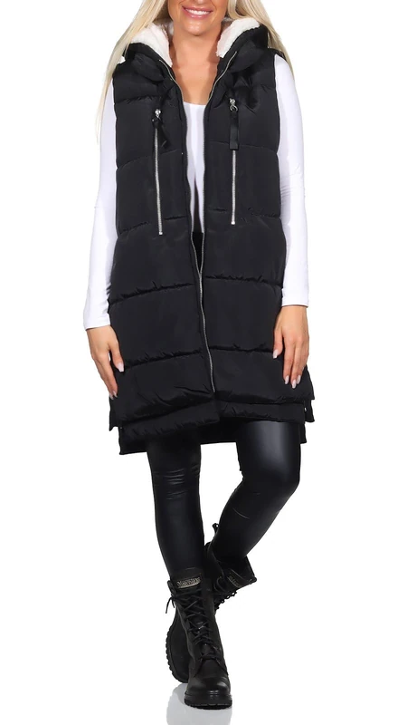 Bestseller A/S Women's Onlnewnora CC OTW Buffer Waistcoat Coat, Schwarz, M