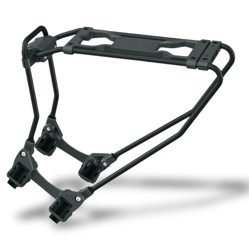 SKS GERMANY INFINITY UNIVERSAL luggage rack for retrofitting to any bike (adjustment mechanism, quick-release system, sturdy aluminium, with MIK adapter plate for attaching bags, max. 12kg)