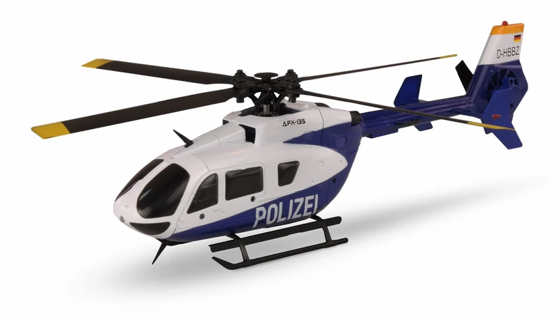 Amewi 25328 AFX-135 Police 4-Channel Helicopter 6G RTF Blue/White
