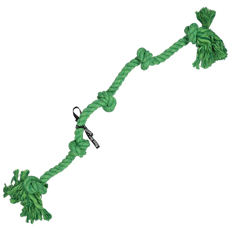 EBI 5 Knot 5 Knots 5 Knots Green Cotton Tightly Twisted Mixed Green Colour to the Heart Helps Healthy Teeth and Gums