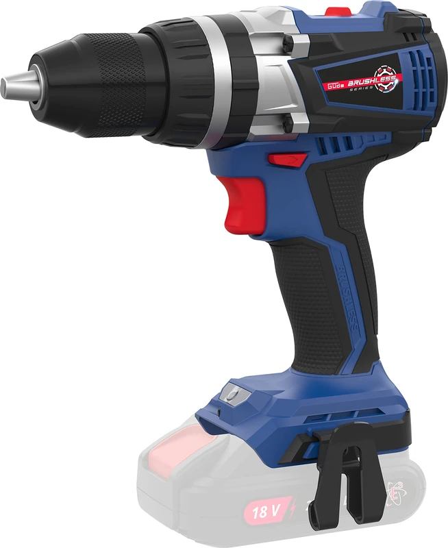 Güde Cordless Impact Drill BSB 18-0 BL (Easy-Energy-Exchange Brushless Series, Lithium Ion, 18 V, 2-Gear, 21 Torque Levels, Torque 55 Nm, LED Light, Battery and Charger Not Included) - Image 1