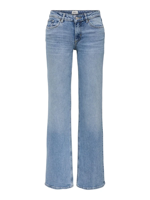 Bestseller A/S ONLJUICY LW Wide Leg DNM REA365 NOOS Stretch Jeans, Light Blue Denim, 30/34, Light Blue Denim, 30W x 34L
