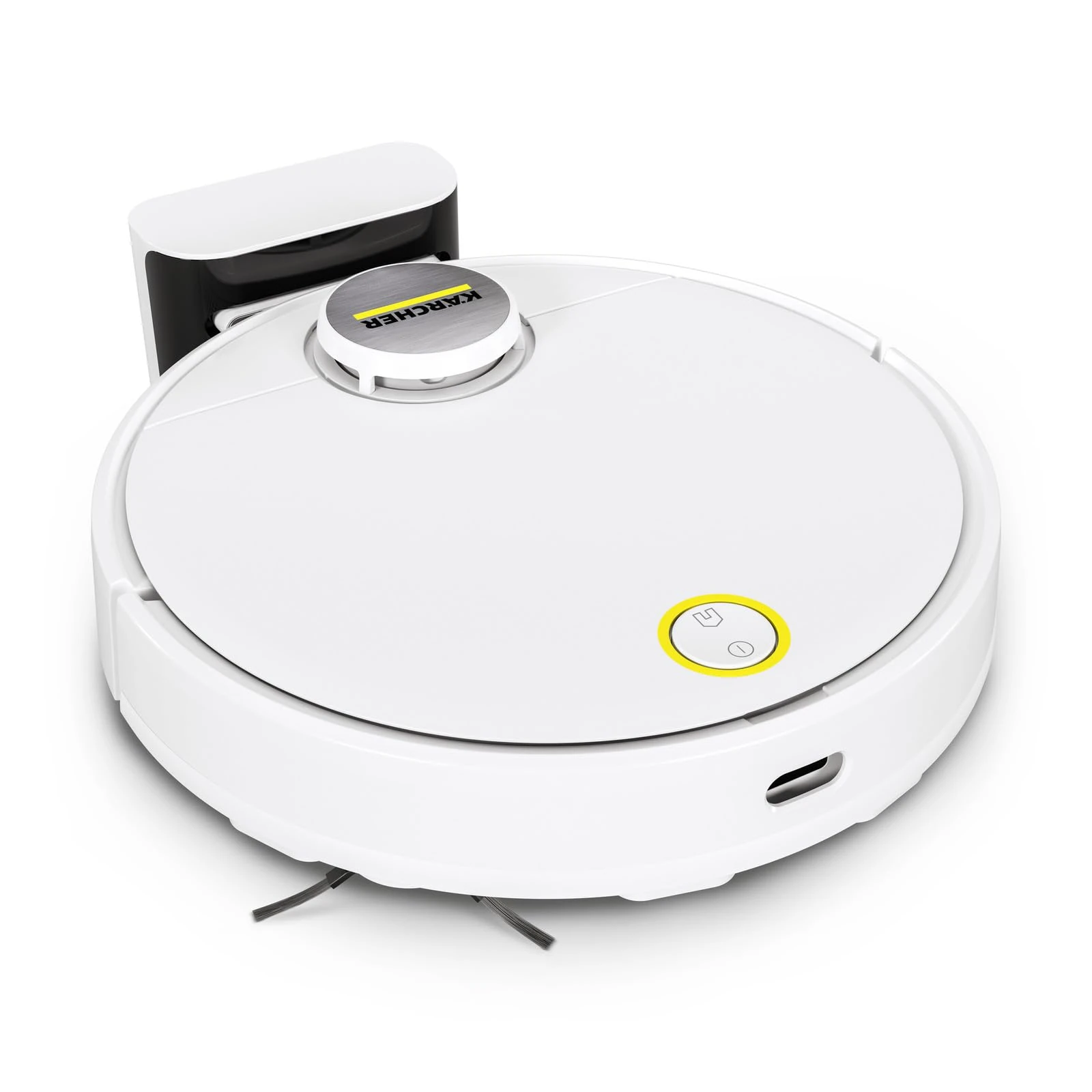 Kärcher RCV 3 Robot Vacuum Cleaner with Wiping Function, Smart App Control, LiDAR Laser Navigation, Mapping, Room and Obstacle Detection, 2500 Pa, 120 min Running Time, for Hard Floors and Carpets,