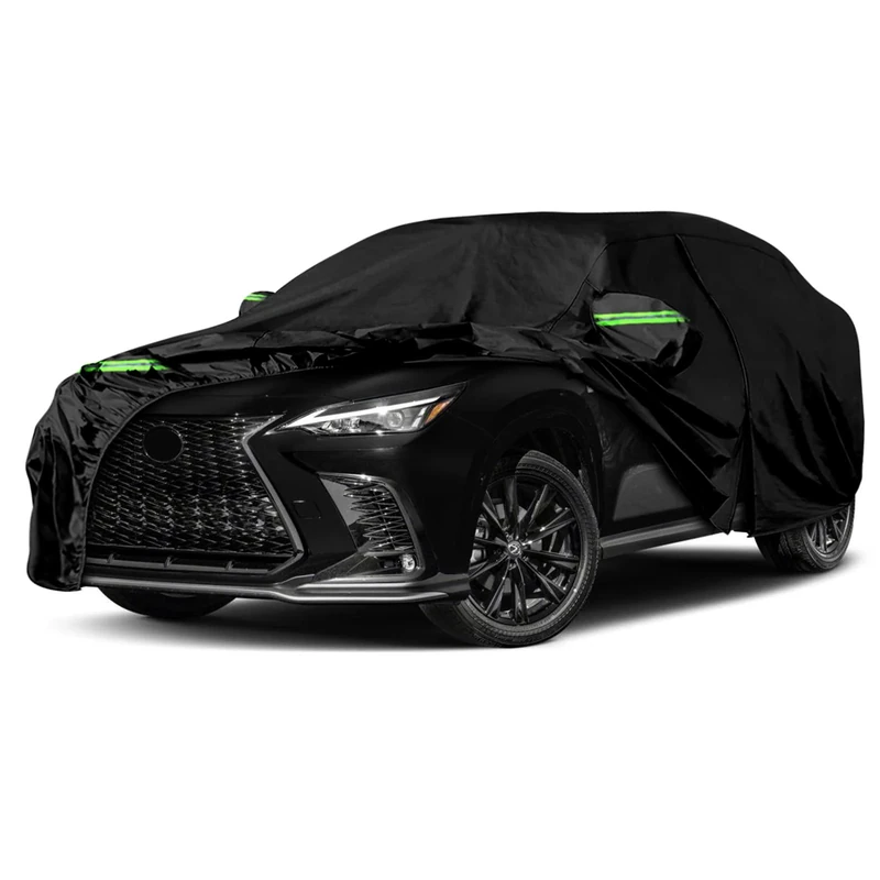 Waterproof Car Covers Replace for 2015-2024 Lexus NX300 NX 350 F Sport, 6 Layers All Weather Custom-fit Car Cover with Zipper Door & Windproof Bands for Snow Rain Dust Hail Protection (NX)