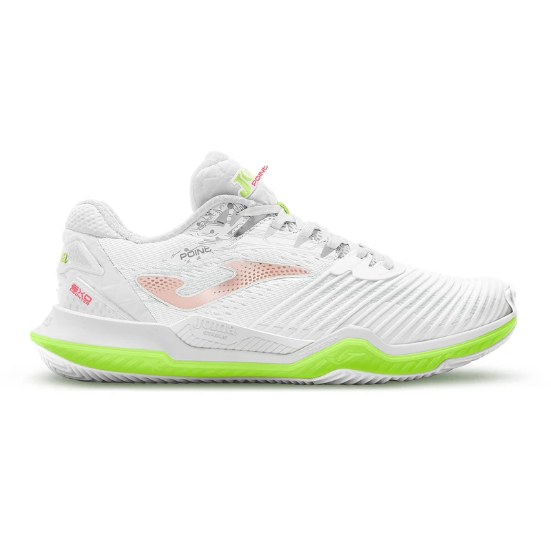 Joma Point Lady Series, Women's Trainers, White Green, 41 EU, Blanco Verde, 8 UK