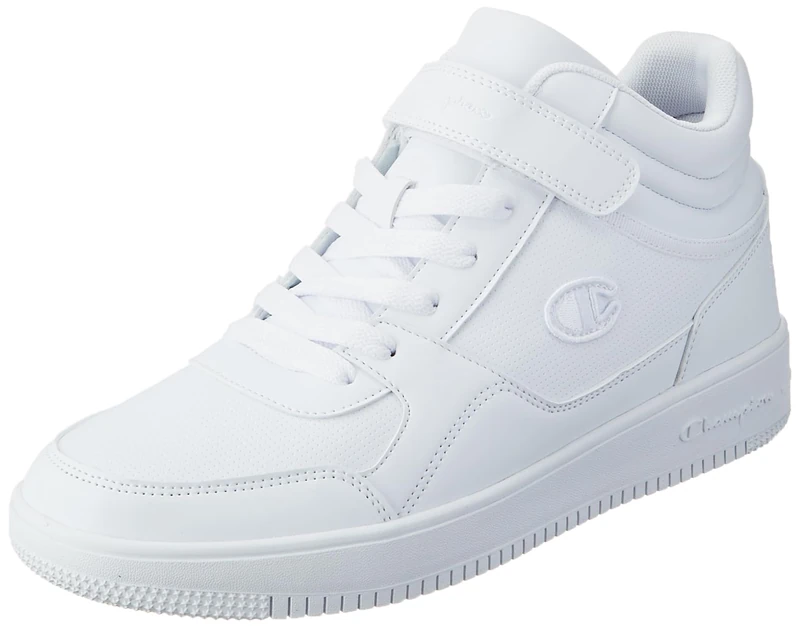 Champion Mens Rd18 Mid Cut Shoe Sneaker, White, 7 UK