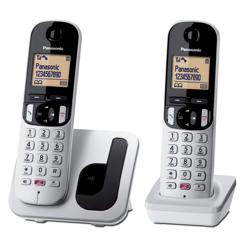 Panasonic Duo KX-TGC252 Wireless Digital Phone - Silver