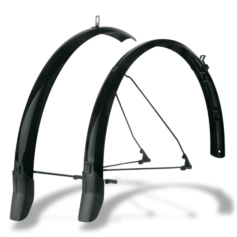 SKS GERMANY BLUEMELS Cable Line 28 Inch 55 Set Mudguard Set, Bicycle Accessories, Wheel Protection (Sandwich Construction, Robust and Bend-resistant, Cable Management System, Integrated Cable Duct for