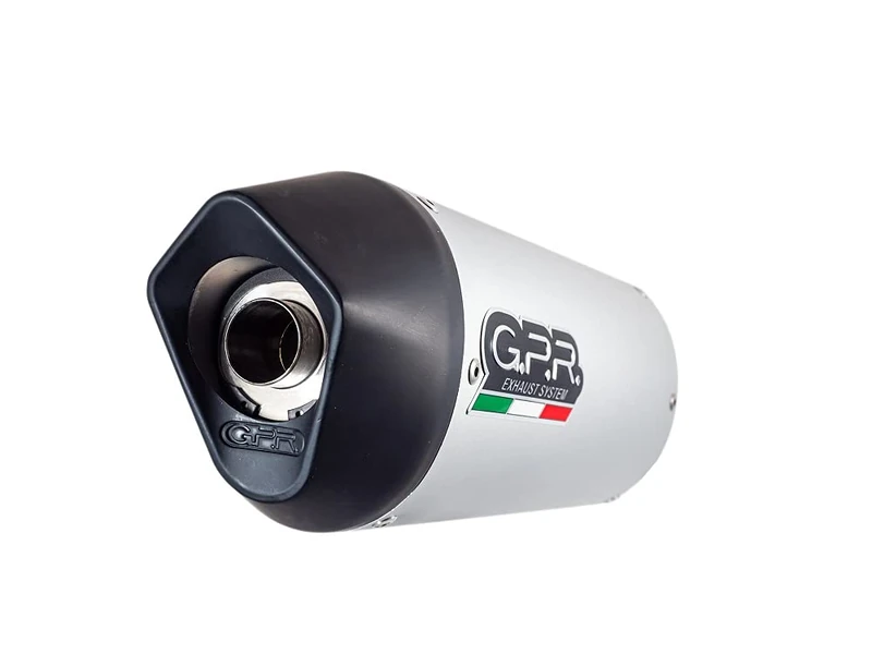 GPR Exhaust System Yamaha Xsr 700 2016/20 e4 Full Exhaust Homologated and Catalyzed Furore Silver