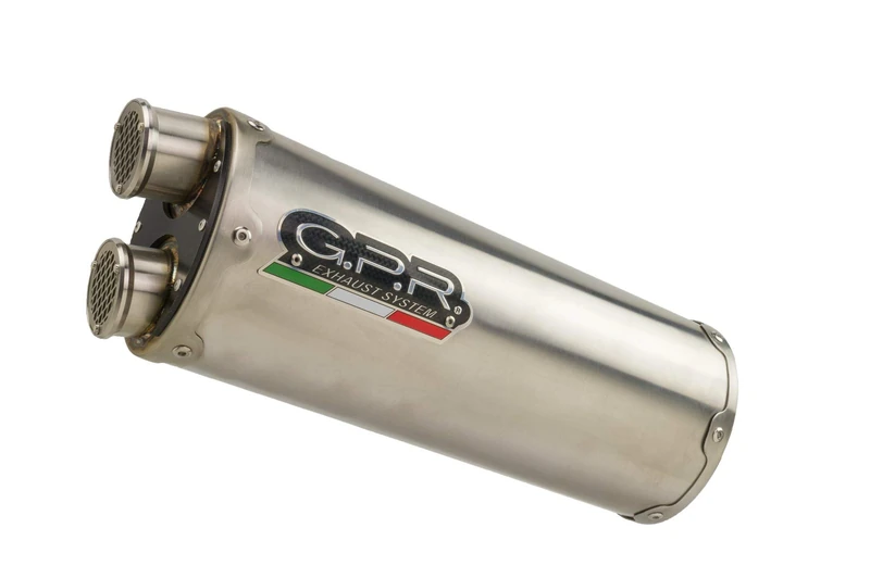 Benelli Trk Gpr Exhaust, slip-on, 502 X 2021/22 E5 Exhaust, slip-on, Approved,GPR Daul line, Stainless Steel made, including link pipe and removable dbkiller