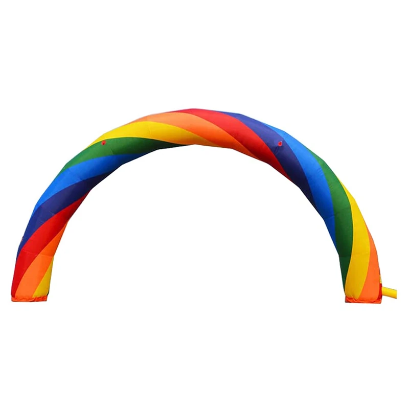 E-Found 20ft x 10ft Inflatable Rainbow Arch - Oxford Cloth