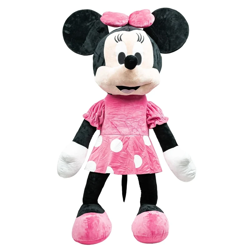 Play by Play Minnie Mouse Plush 120 cm Giant Minnie Plush 100% Original Ideal for All Ages Ideal Birthday, Christmas, Kings - Image 1