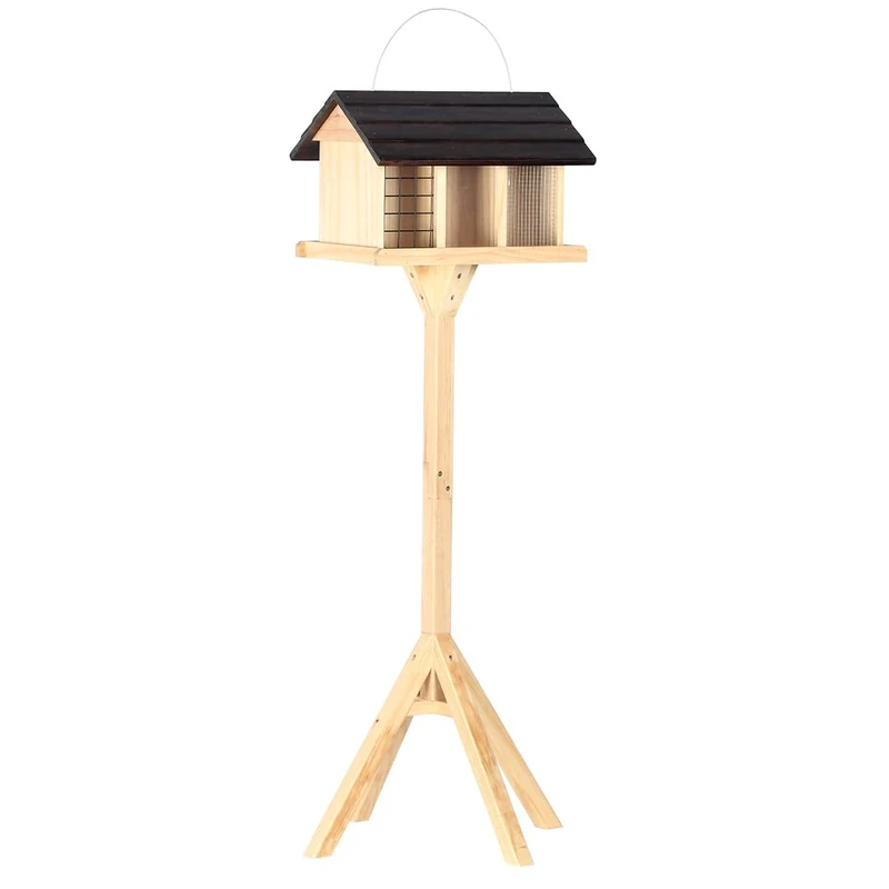 duvoplus, Modena Bird Bird Feeder with Feet 37 x 28 x 113 cm Colour Wood, Birds, Colour Wood, Birds