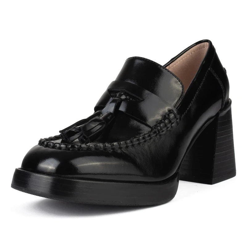 L37 HANDMADE SHOES Women's Gotta Tell You Pump, Schwarz, 6.5 UK