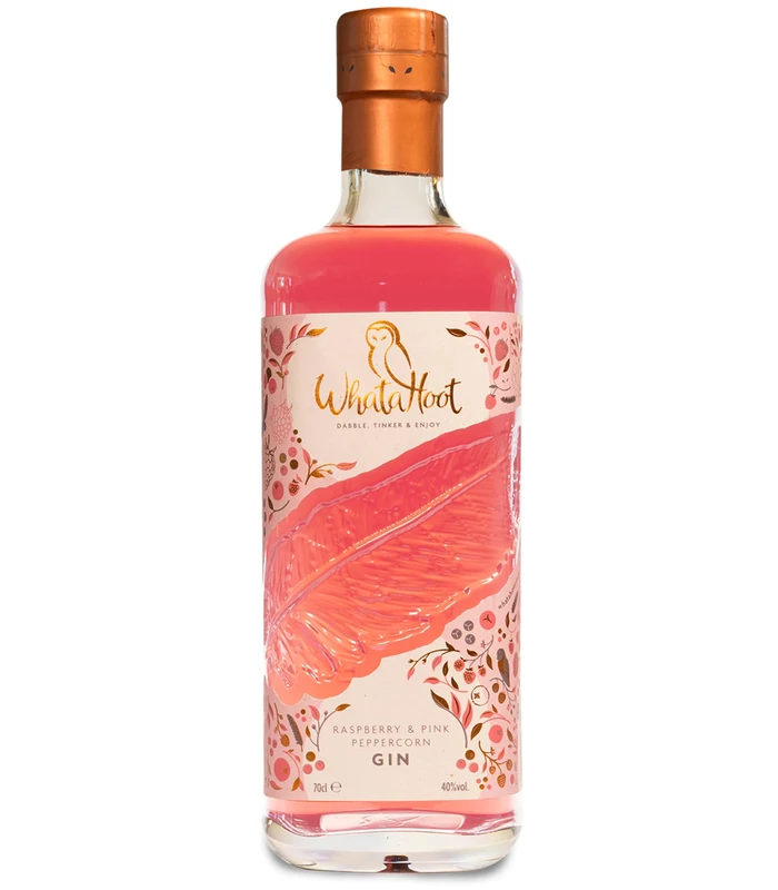 WhataHoot Raspberry & Pink Peppercorn Gin | 70cl | 40% ABV