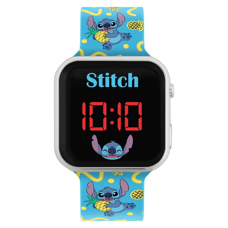Disney Lilo and Stitch LED Watch LAS4038 - Soft Silicone Strap