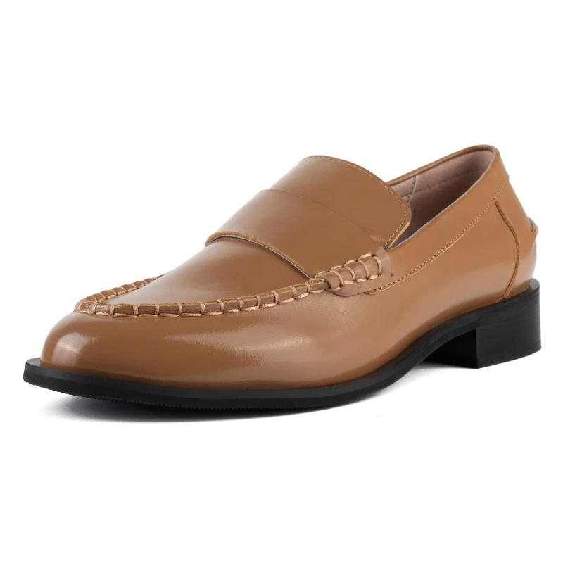 L37 HANDMADE SHOES Women's Always and Forever Moccasin, Nude, 3.5 UK