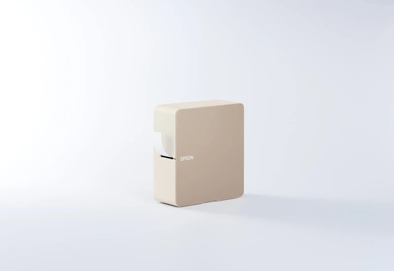 Epson LW-C610 LabelWorks stylish portable printer for home and office, compatible 50 tapes and prints up to 24mm width tapes and ribbon